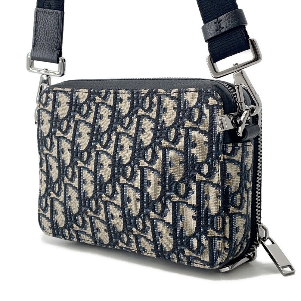 Christian Dior Shoulder Bag Oblique Canvas Trotter - Picture 2 of 12